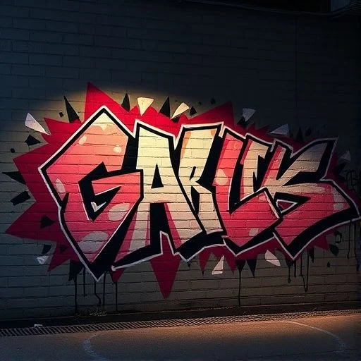 Geometric street art from Berlin