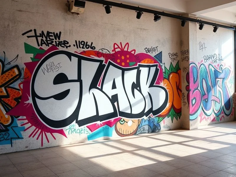 Abstract graffiti patterns